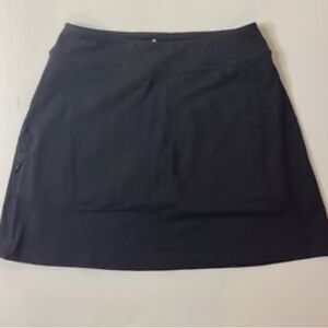 Athleta Skort Women's Size 10 black Pocket Lined Shorts Tennis Activewe